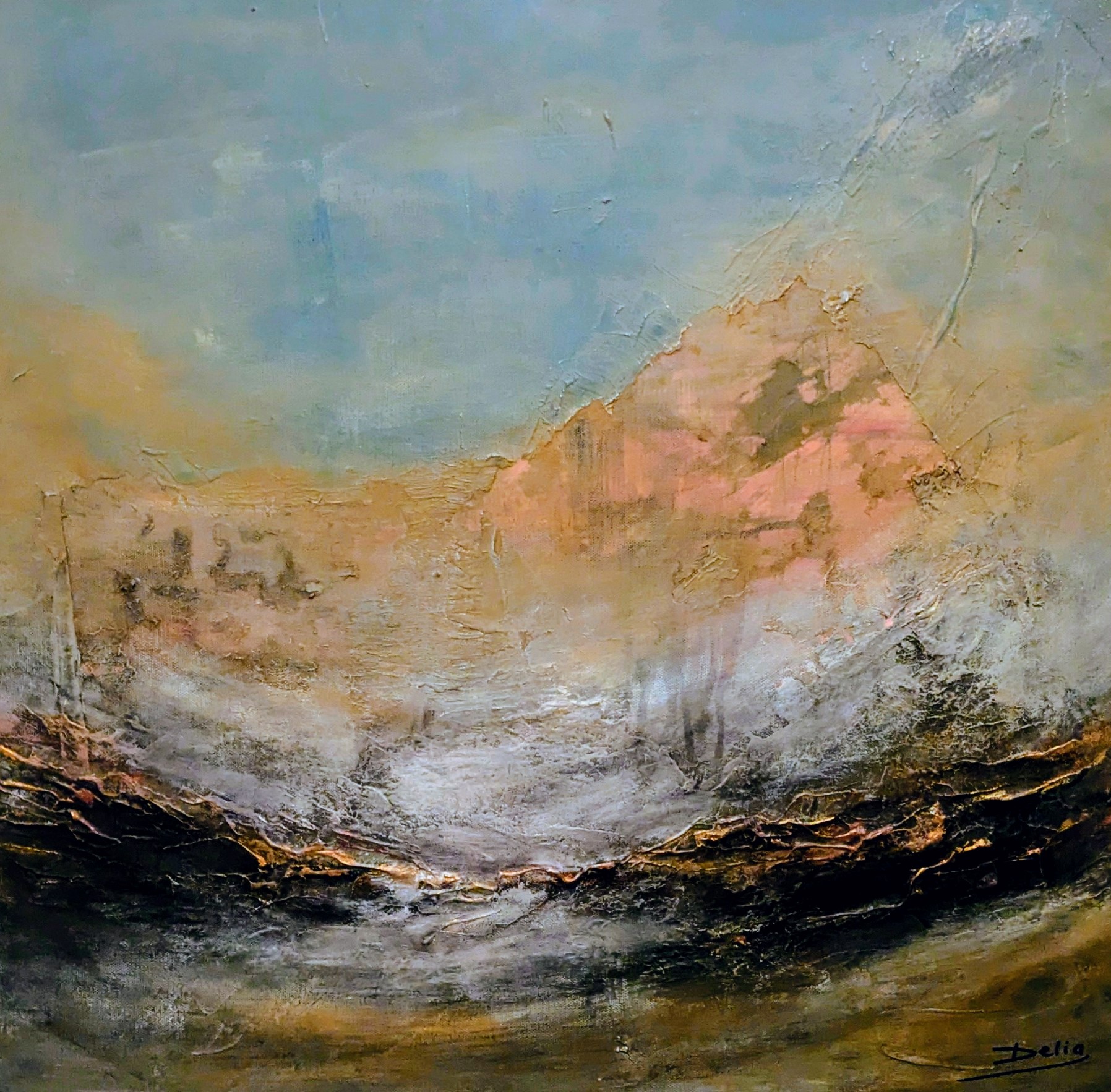Abstract artwork by Delia Moldovan