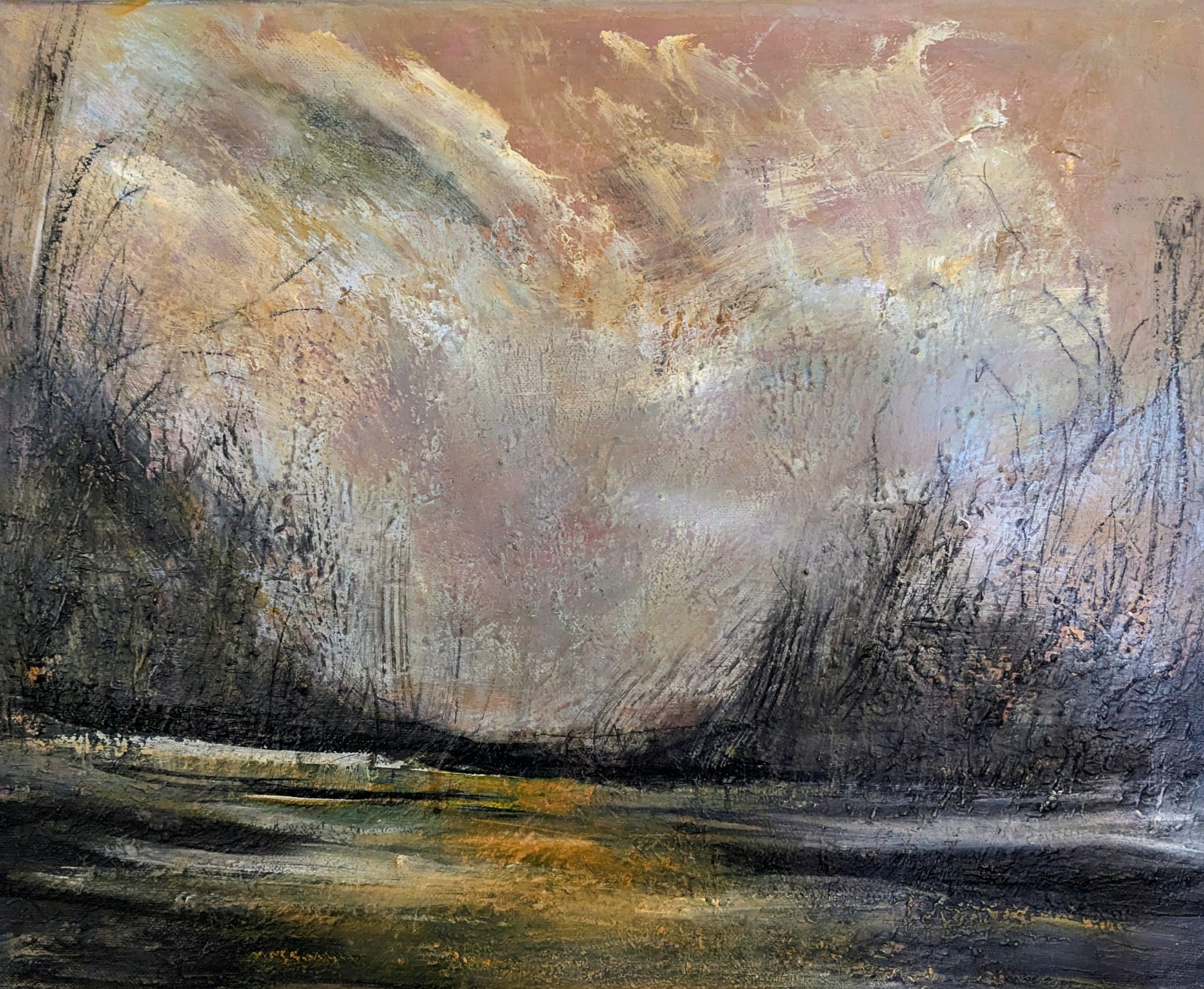 Abstract artwork by Delia Moldovan