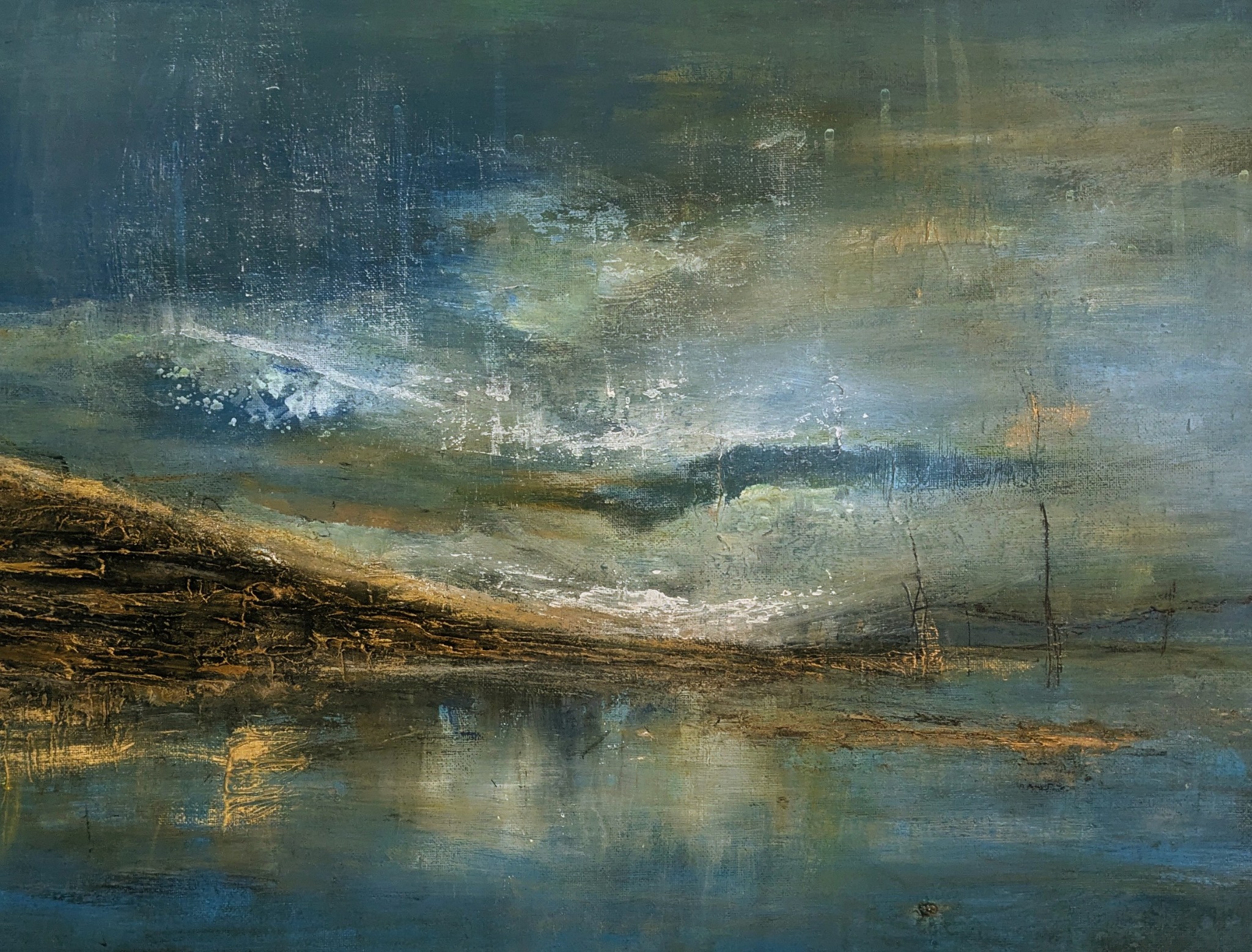 Abstract artwork by Delia Moldovan