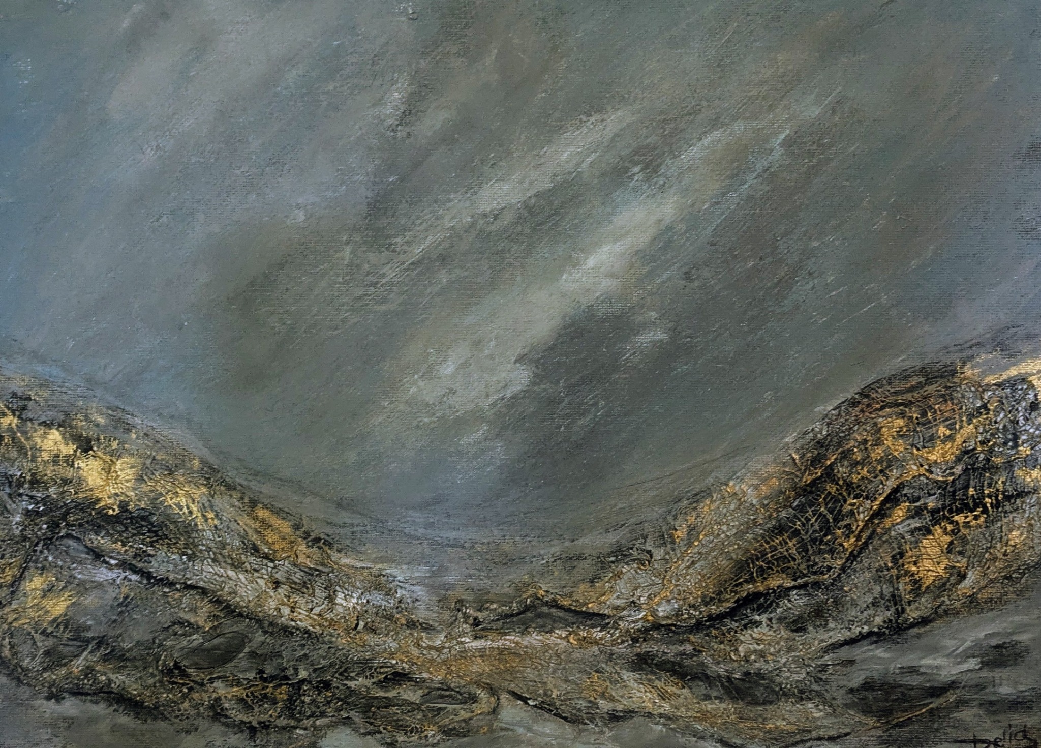 Abstract artwork by Delia Moldovan